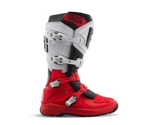 ЧЕРЕВИКИ GAERNE CROSS/ENDURO МОДЕЛЬ GX-1 EVO ЧЕРВОНО-БІЛИЙ КОЛІР ЧЕРВОНО-БІЛИЙ/ЧОРНИЙ РОЗМІР 43