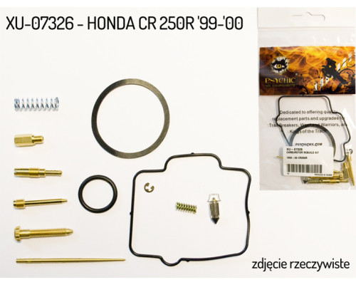 Ремкомплект карбюратора psychic honda cr 250r '99-'00 (26-1166) (для 1 карбюратора)