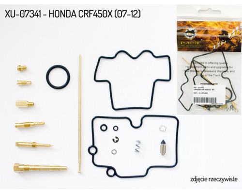 Ремкомплект карбюратора psychic honda crf 450x '07-'12 (26-1473) (для 1 карбюратора)
