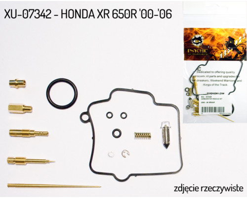 Ремкомплект карбюратора psychic honda xr 650r '00-'06 (26-1358) (для 1 карбюратора)