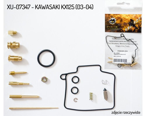 Ремкомплект карбюратора psychic kawasaki kx 125 '03-'04 (26-1406) (для 1 карбюратора)