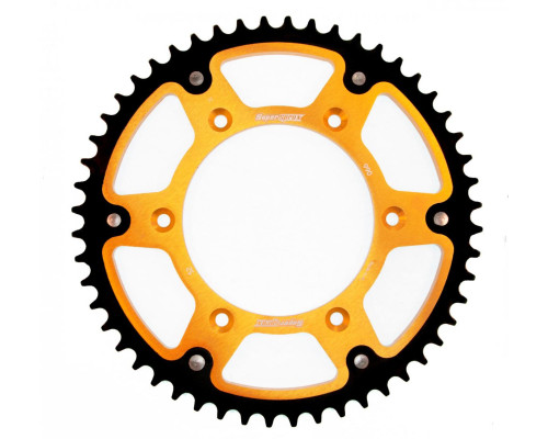 Задня зірочка supersprox 899 52 stealth (сталь/алюміній) ktm sx/exc (jtr897.52) gold