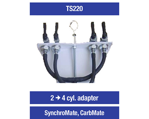 Оптимальний адаптер tecmate для синхронізаторів карбюратора synchromate і carbmate від 2 до 4 циліндрів
