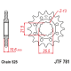 Jt передня зірочка 2331 14 benelli bn 302 '15-'21, 500 leoncino '17-'21, trk 502 '17-'21, trx 502x '18- , multistrada 1158 '21-'24 (233114jt) (ланцюг 525)