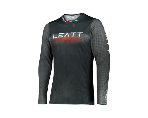 Футболка leatt moto 5.5 ultraweld джерсі чорний колір чорний розмір m