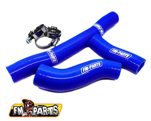 Fm-parts силіконові шланги/шланги для радіатора ktm exc 250/300 tpi '20-'23, husqvarna te/tei 250/300 tpi '20-'23, газ-газ ec 250/300 tpi '20-'23 колір синій