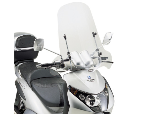 Givi Dylan 125-150 / Zip 50 2T-4T Вітрове скло Прозоре 66x68 см