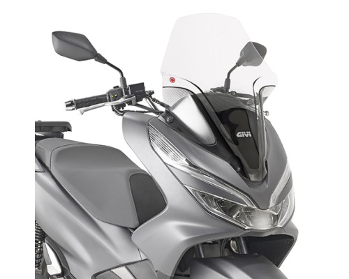 Givi, скло, прозора вітрове скло, 60,5 x 43,5 см, для HONDA PCX 125 (2018-2019)