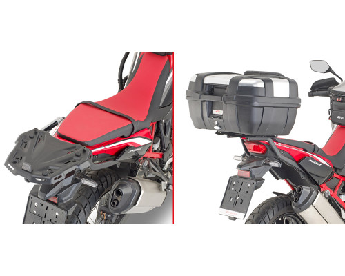 Givi CRF1100L Africa Twin Стійка для центрального кофра Без плити Чорний
