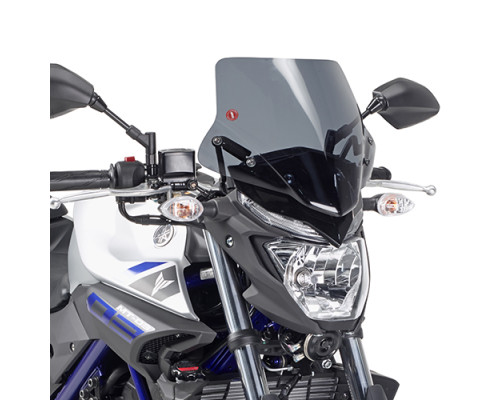 Givi MT-03 Вітрове скло затемнене 28x38 см для YAMAHA 321 (2016)