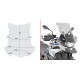 Givi скло димчасте 44 x 47 см (в x ш) - BMW F750 GS (18)