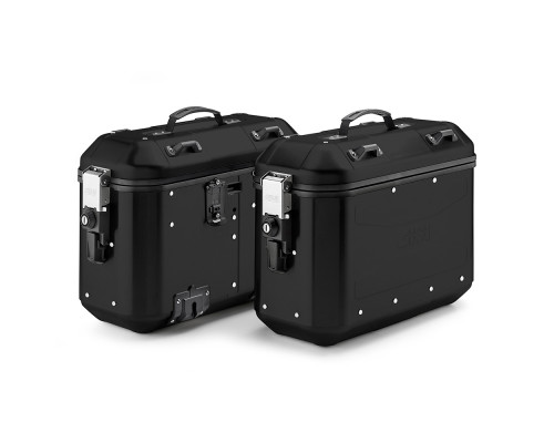 Givi Trekker Dolomiti Бічний Кофр Алюмінієвий Чорний 2x36л