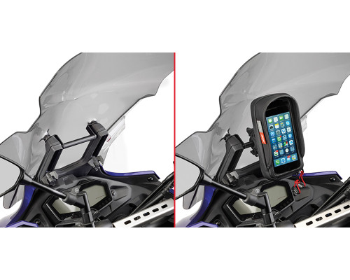 Givi MT 07 Tracer Поперечка для Монтажу GPS/Смартфона 2016-2017 Чорний