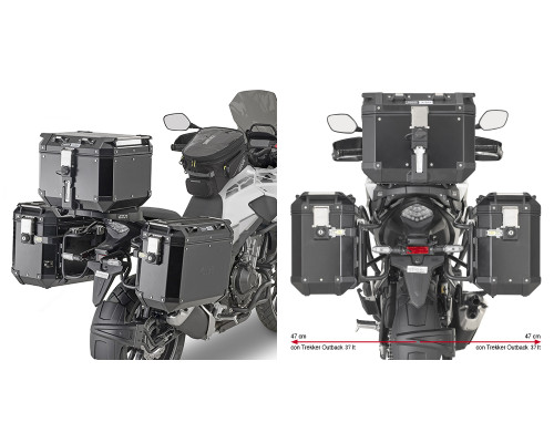 Givi One-Fit Cam Стелаж для Бокових Кофрів HONDA CB 500 X (2019-2022) Чорний