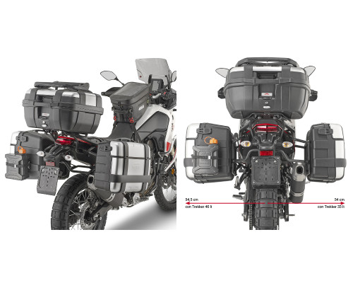 Givi One-Fit Monokey Стійка для Бокових Кофрів YAMAHA 700 2019 Чорний
