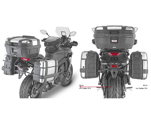 Givi One-Fit Monokey Стійка для Бічних Кофрів для YAMAHA Tracer 9 (2021), Чорний