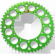 Оренда задня зірочка ultralight 489 49 aluminium green kawasaki kx/kxf (jtr460,49) (48949)