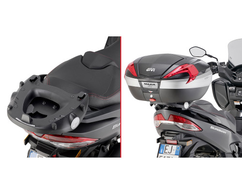 Givi, Стелаж для центрального кофра, для Suzuki Burgman 400, 2006-2017, чорний