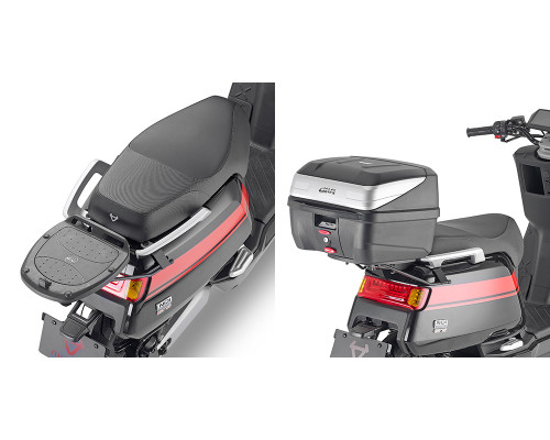 Givi Niu NQI 19-22 Стійка для центрального кофра Monolock Чорний