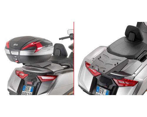 Givi GL1800 Gold Wing 2018-2022 Стелаж для центрального кофра з алюмінієвою пластиною Monokey чорний