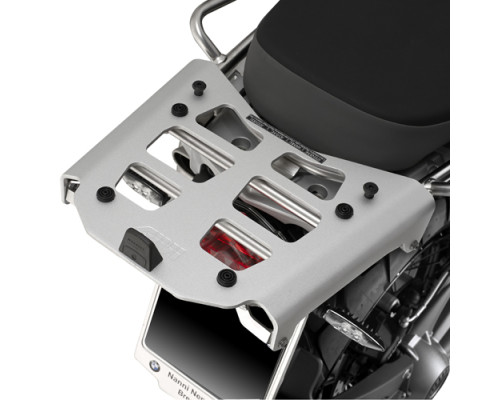 Givi, Стелаж kufra центрального, алюмінієва плита Monokey, BMW R 1200 GS Adventure, 2006-2013, сріблястий