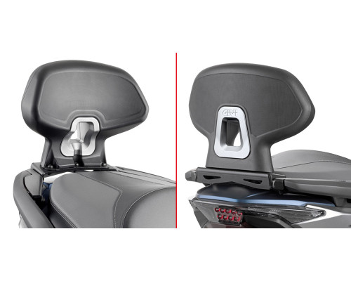 Givi, oparcie pasa?era, для HONDA Forza 125-300 (2015-2020) / ADV 350 (2022), чорний
