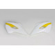 Кришки радіатора husqvarna tc/te 125, fc/tx/te/fe 250, tc/te/tx 300, fc/fe 350, fc/fe 450, fe 501 '14-16, tc 250 '16, колір oem '15 (білий/жовтий)