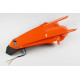 Заднє крило UFO ktm exc 125/150/250/300, exc-f 250/350/450/500 '17-19, колір помаранчевий (enduro зі світлодіодним підсвічуванням)