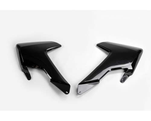 Ковпачки радіатора UFO husqvarna tc 125/300 16-18, tc 250 17-18, te/tx 125/250/300 17-19, fe 250/350/450/501 17-19, fc 250/350/450 16-18 колір чорний