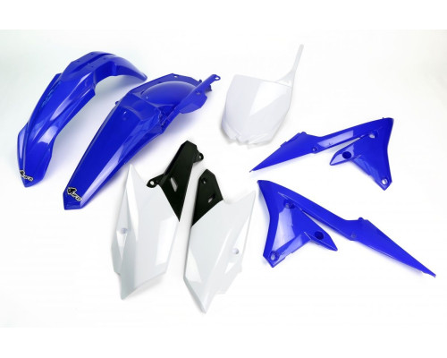 Набір пластикових обвісів YAMAHA yzf 250 '14-'18, yzf 450 '14-'17 колір oem '18 (синій/білий/чорний) (ya318e999k) (ya318e999k)
