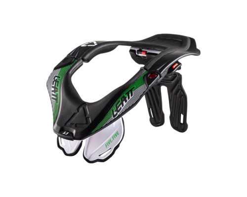 Leatt neck brace 5.5 neck brace чорний колір чорний/білий/зелений розмір s/m