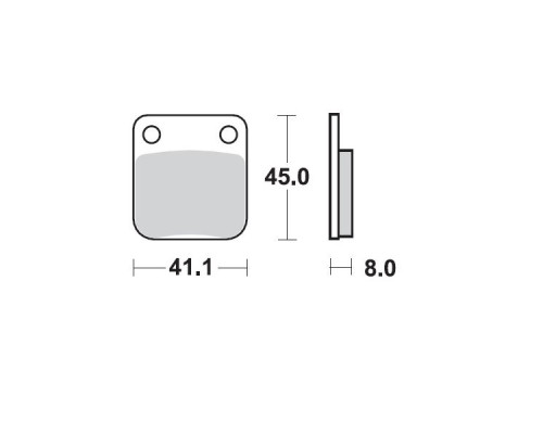 Гальмівні колодки moto-master kh54 sinter metal oem: 11 (sinterpro racing) suzuki: dr 125-200, husqvarna: cr/wr 125-250-360