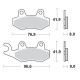 moto-master гальмівні колодки kh135 / kh214 sinter metal racing: 12 (sinterpro series racing gp) kawasaki: kx 125-250-500, kdx 200-250, suzuki