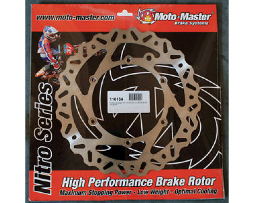 Moto-master передний гальмувальний диск nitro kawasaki klx, suzuki rm 125/250, drz 250/400, yamaha yz/yzf/wr/wrf 250mm (див. опис товару) (ng675,ng276)
