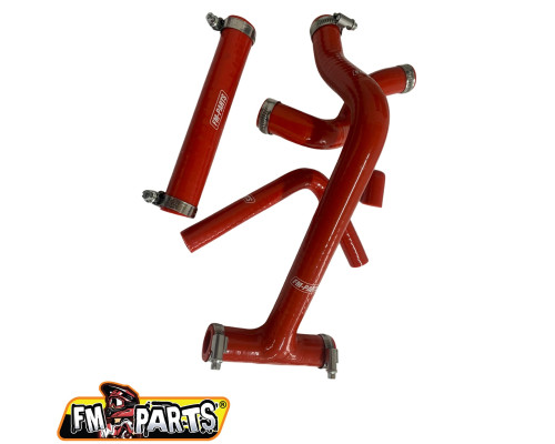 Fm-parts силіконові шланги/трубки для радіатора beta rr 250/300 '20-'24 червоний