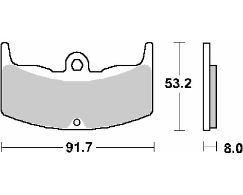 Сбс акція гальмівні колодки х80 вулична стандартна кераміка колір чорний