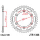 Jt задня зірочка 4399 42 honda cbr 1000rr '06-'16, cbr 900rr '00-'03 (439942jtzbk) (ланцюг 530) чорний