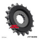 Зірочка передня jt 2332 17 з гумою triumph 1200 thruxton 16-18, boneville 16-18 (233217jtrb) (ланцюг 525)