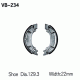 Гальмівні колодки vesrah yamaha yz 125 '84, yz 250 '82-84, yz 465 '80-82, yz 490 '82-84, it 250 '84, it 465 '81-82, it 490 '82-85, tt 600 '83-84 задні (зроблено в японії)