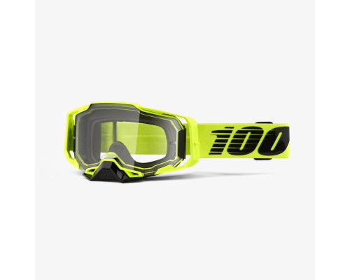 100 PROCENT Armega Окуляри Nuclear Circus Прозора Лінза Жовтий Fluo