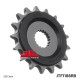 Зірочка передня jt 2332 16 з гумою triumph 1200 thruxton 16-18, boneville 16-18 (233216jtrb) (ланцюг 525)