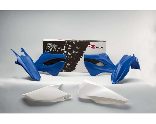 Racetech (rtech) набір пластику husaberg te/fe 125/250/300/350/450/501 '13-'14 колір oem синій білий
