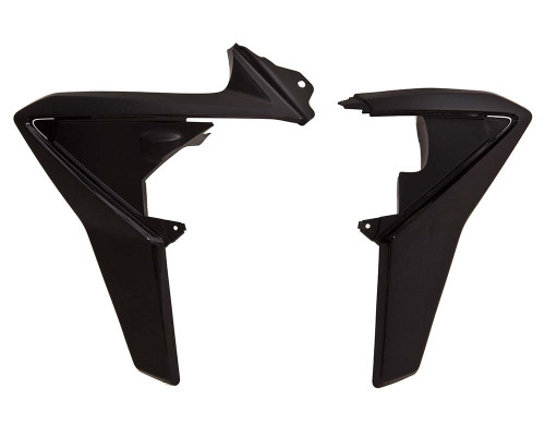 Racetech (rtech) husqvarna tc/te 449/511 (11-13) верхні кришки радіатора чорні (cvhsqnr0011) (hu03341001)