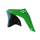 Ковпачки радіатора racetech (rtech) kawasaki kxf 250 (06-08) колір зелений oem (cvkxfve0026) (ka03767026) (ka03767026)