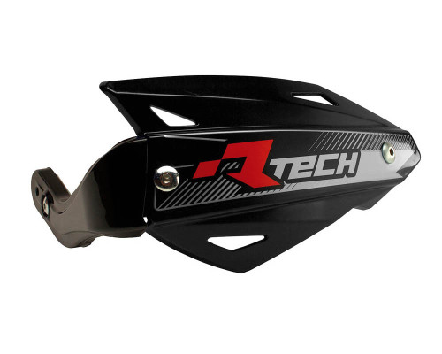 Racetech (rtech) захисні накладки на руки (кермо) vertigo atv колір чорний (з 3 типами кріплень на кермо)