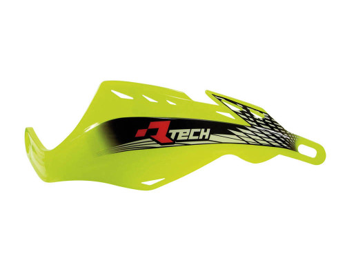 Racetech (rtech) захисні накладки на руки (кермо) gladiator easy fluo жовтий (з кріпленнями на кермо 22,2 мм і 28,6 мм)