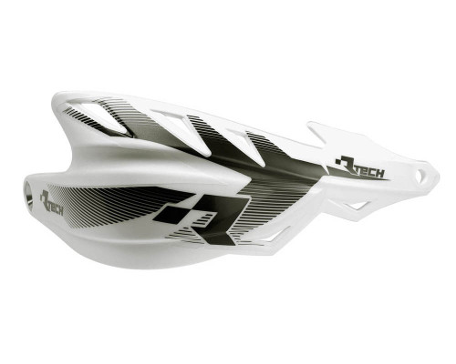 Racetech (rtech) raptor захисні накладки на руки білі (з кріпленнями на кермо 22,2 мм та 28,6 мм)