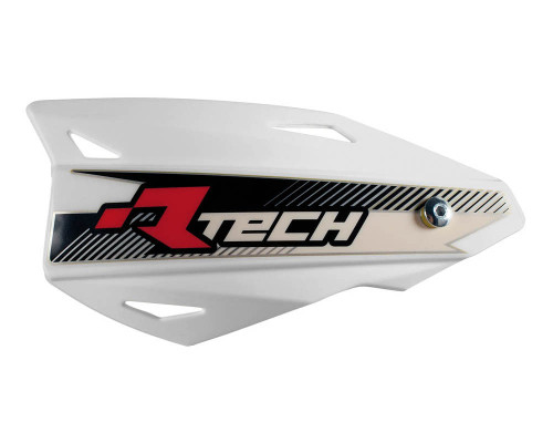 Racetech (rtech) поручні (кермо) vertigo cross/enduro колір білий (з кріпленнями на кермо)