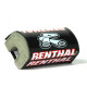 Губка на кермо renthal fatbar чорна/червона з логотипом renthal