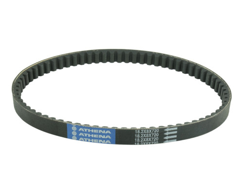 Реміньь приводний athena (18,2x8x720) piaggio vespa et4 50 '00-'05, vespa lx 50 '05-'13, zip 50 '00-'12, 100 '06-'08